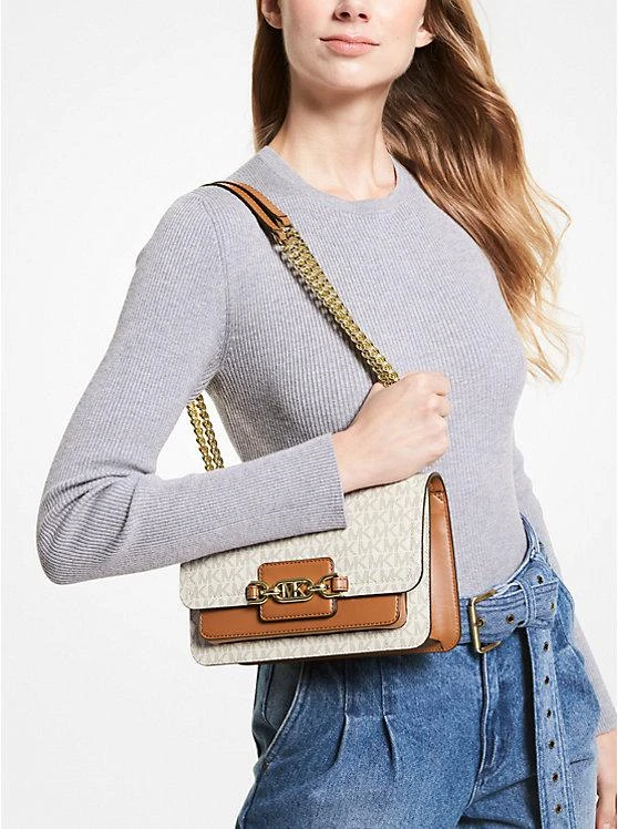 商品Michael Kors|Heather Large Logo Shoulder Bag,价格¥2260,第4张图片详细描述