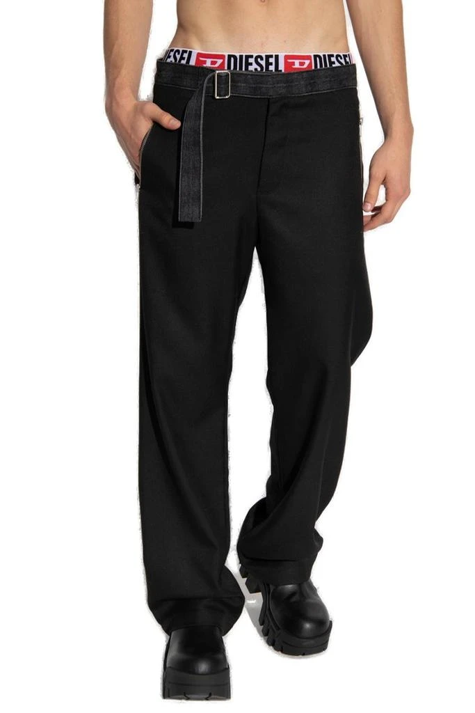 商品Diesel|Diesel P-Gold Loose-Fit Mid-Rise Pants,价格¥737,第3张图片详细描述