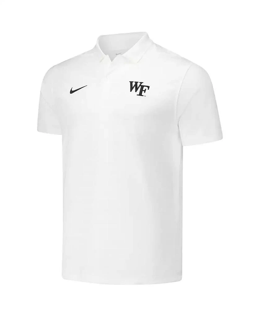 商品NIKE|Men's White Wake Forest Demon Deacons 2024/25 Sideline Victory Coaches Performance Polo Shirt,价格¥558,第3张图片详细描述