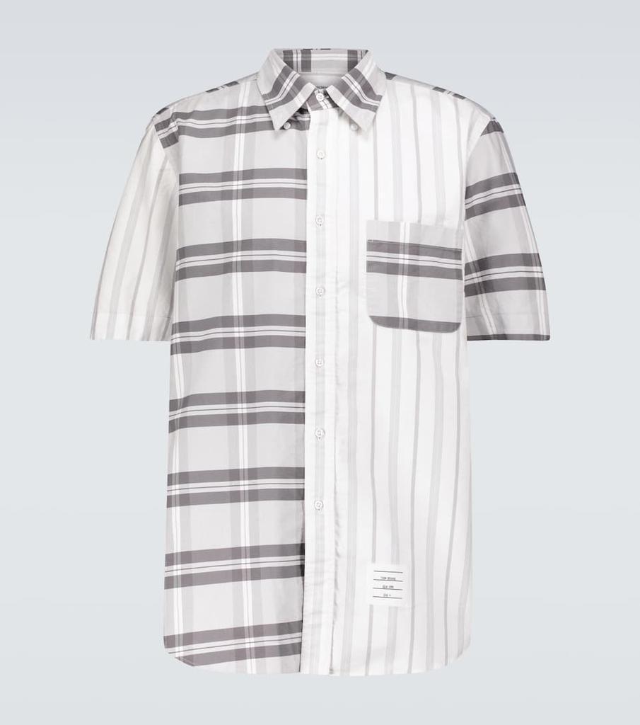 商品Thom Browne|Fun-Mix条纹短袖衬衫,价格¥2823,第1张图片