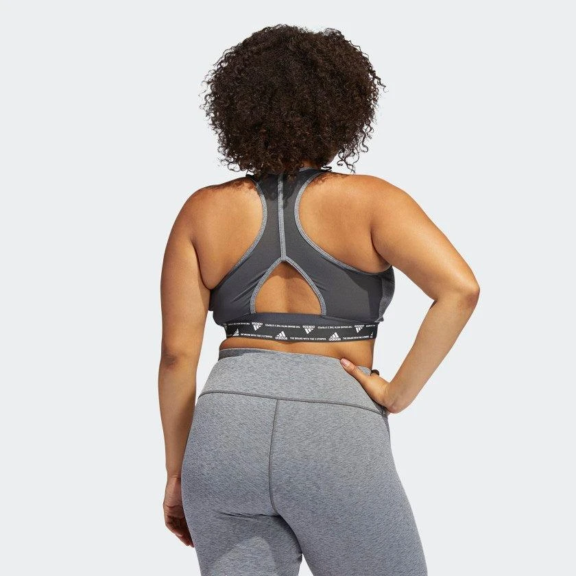 商品Adidas|Women's adidas  Powerreact Training Medium-Support Bra (Plus Size),价格¥224,第3张图片详细描述