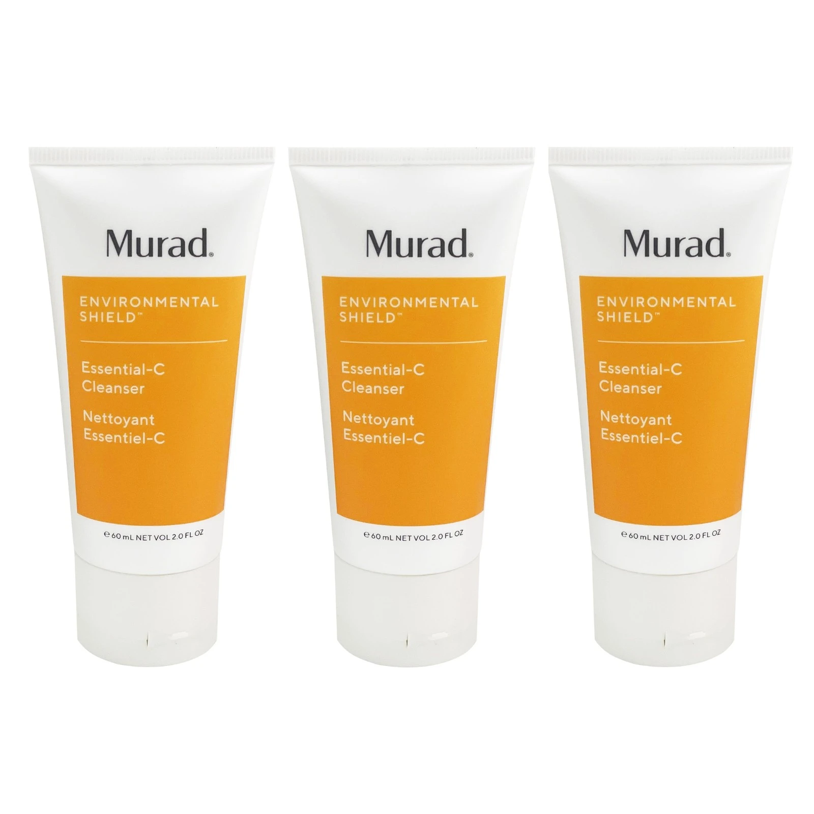 商品Murad|【3件包邮装】Murad 慕拉得 维C洁面啫喱 橘色 中小样 60ml*3,价格¥117,第1张图片