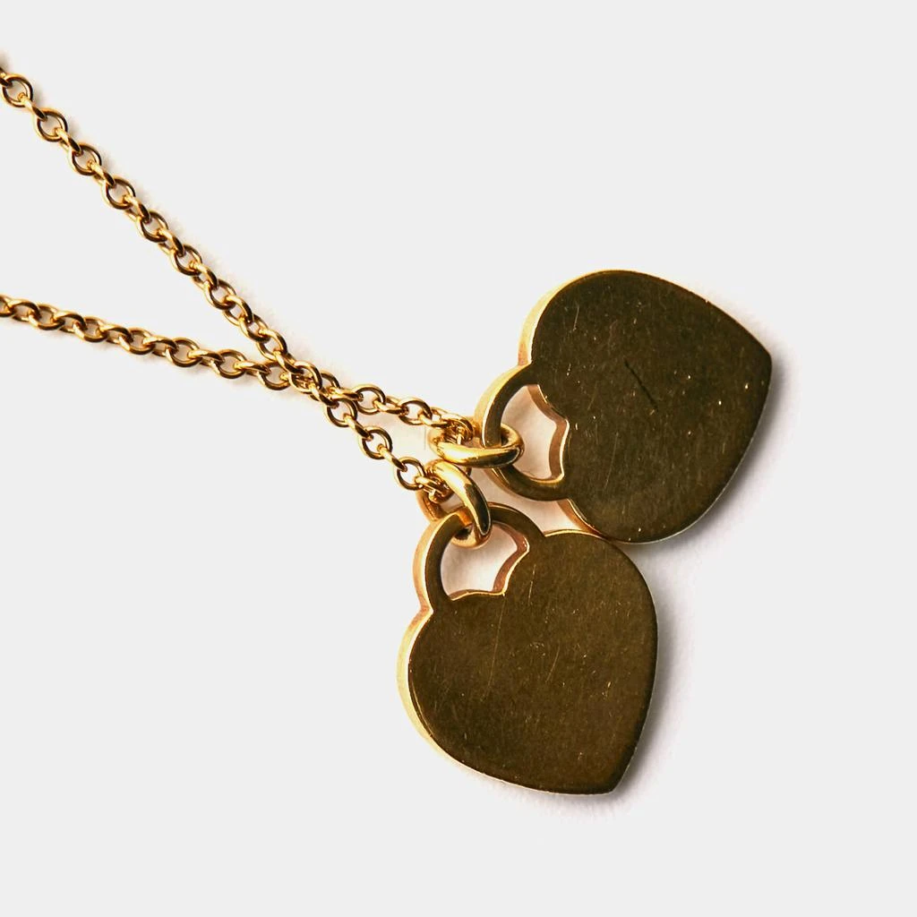 商品[二手商品] Tiffany & Co.|Tiffany & Co. Return to Tiffany Double Heart Tag 18K Yellow Gold Pendant Necklace,价格¥7409,第5张图片详细描述