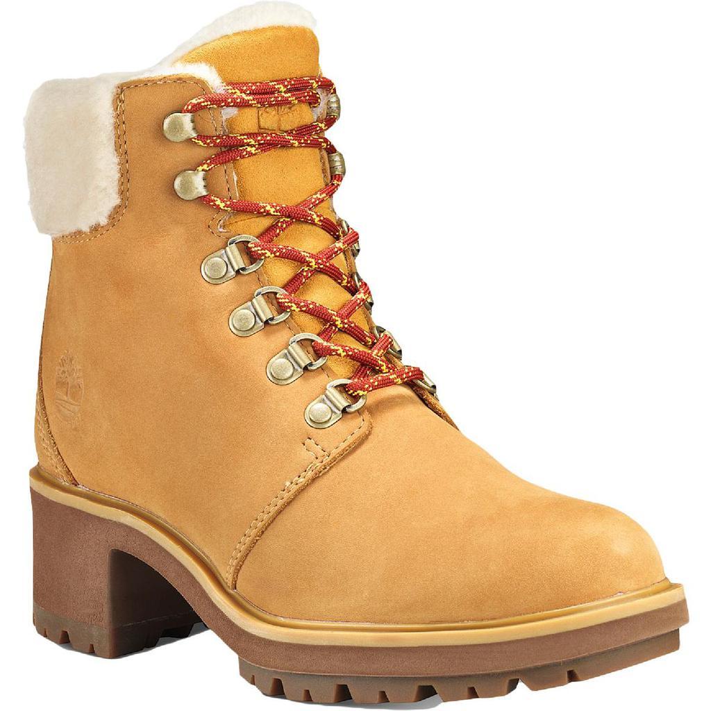商品Timberland|Timberland Womens Kinsley Leather Ankle Hiking Boots,价格¥778,第1张图片