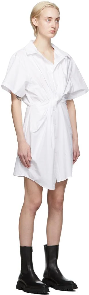 商品Alexander Wang|White Cotton Twisted Dress,价格¥942,第2张图片详细描述