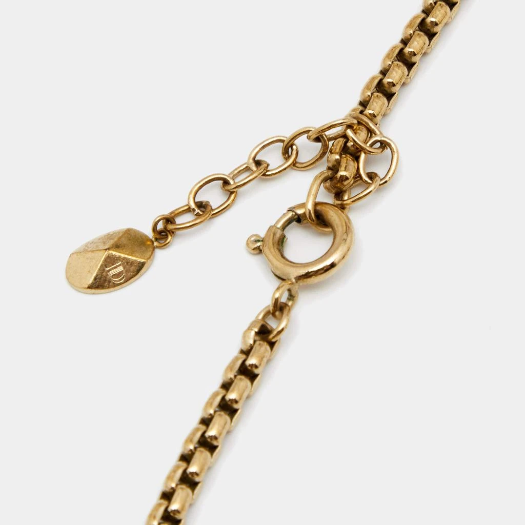 商品[二手商品] Dior|Dior Faux Pearl Gold Tone Metal Long Necklace,价格¥2746,第3张图片详细描述