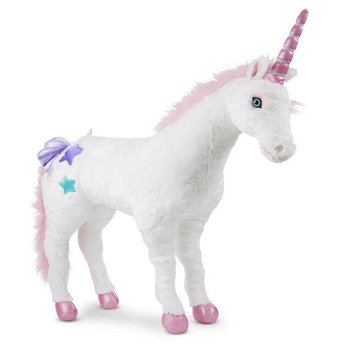 商品Melissa & Doug|Plush Unicorn - Ages 3+,价格¥908,第1张图片