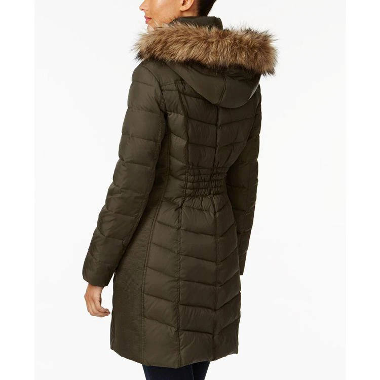 商品Michael Kors|MICHAEL  Petite Faux-Fur-Trim Down Coat,价格¥1421,第2张图片详细描述