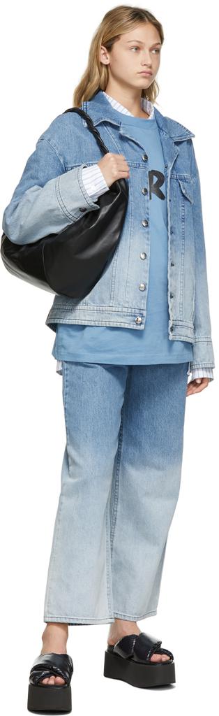 Black Medium Leather Twirl Bag商品第4张图片规格展示