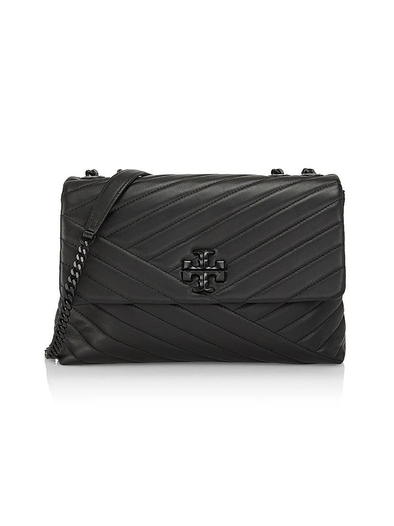 商品Tory Burch|Large Kira Chevron Leather Shoulder Bag,价格¥4419,第1张图片