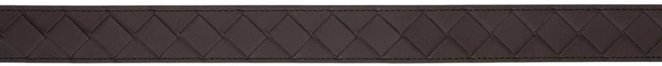 商品Bottega Veneta|Brown Intrecciato Belt,价格¥5241,第2张图片详细描述