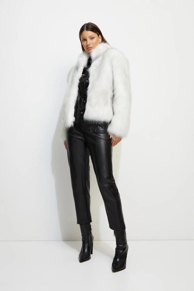 商品Unreal Fur|Fur Delish Jacket in Swiss White,价格¥3444,第1张图片