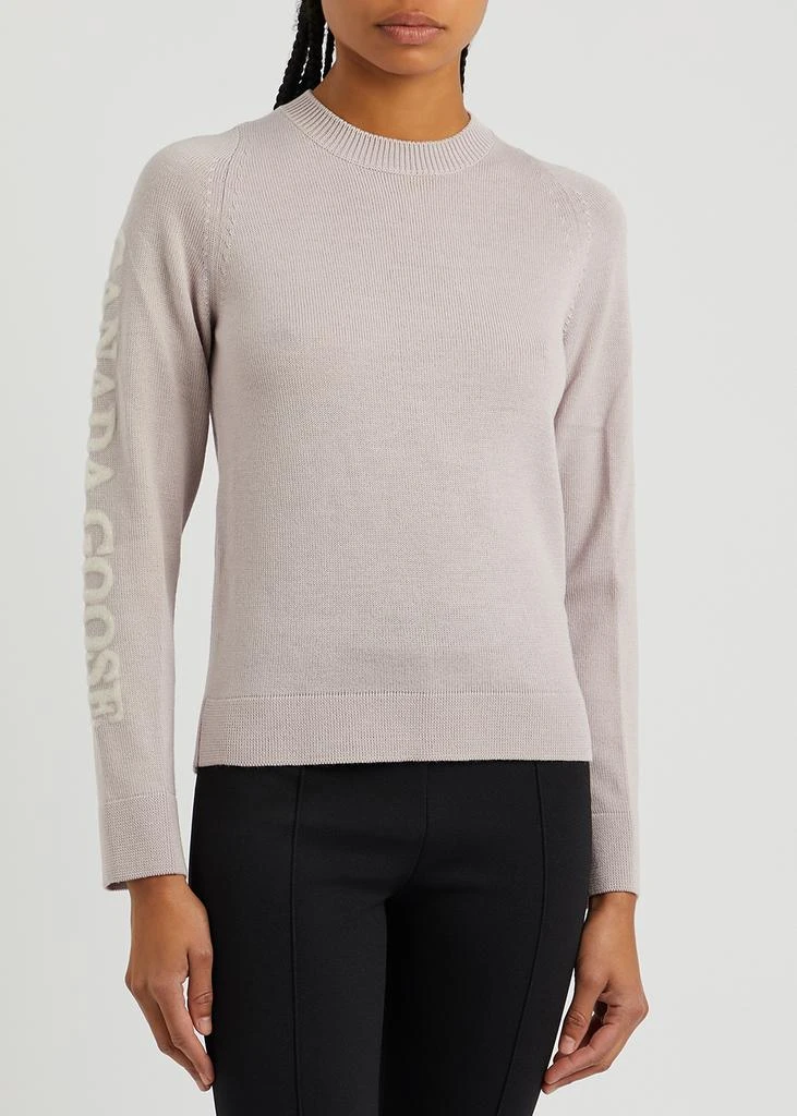 商品Canada Goose|Saturna logo-intarsia wool jumper,价格¥2846,第2张图片详细描述