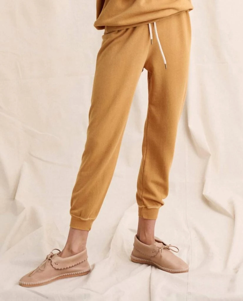 商品The Great|The Cropped Sweatpant in Mustard,价格¥904,第1张图片