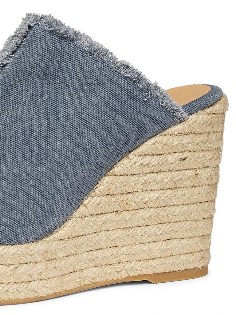 商品CASTAÑER|Fatima 95MM Canvas Wedge Espadrilles,价格¥1088,第5张图片详细描述