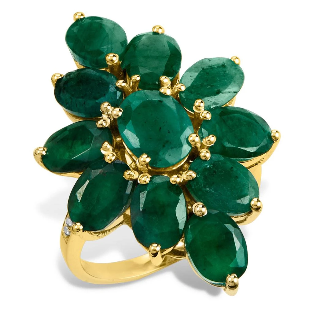 商品Savvy Cie Jewels|18K Gold Vermeil Flower Ring,价格¥637,第1张图片