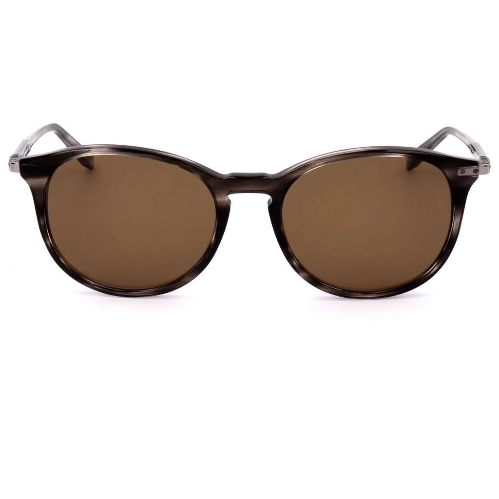 商品Salvatore Ferragamo|Ferragamo Men's Grey Round Sunglasses,价格¥490,第5张图片详细描述