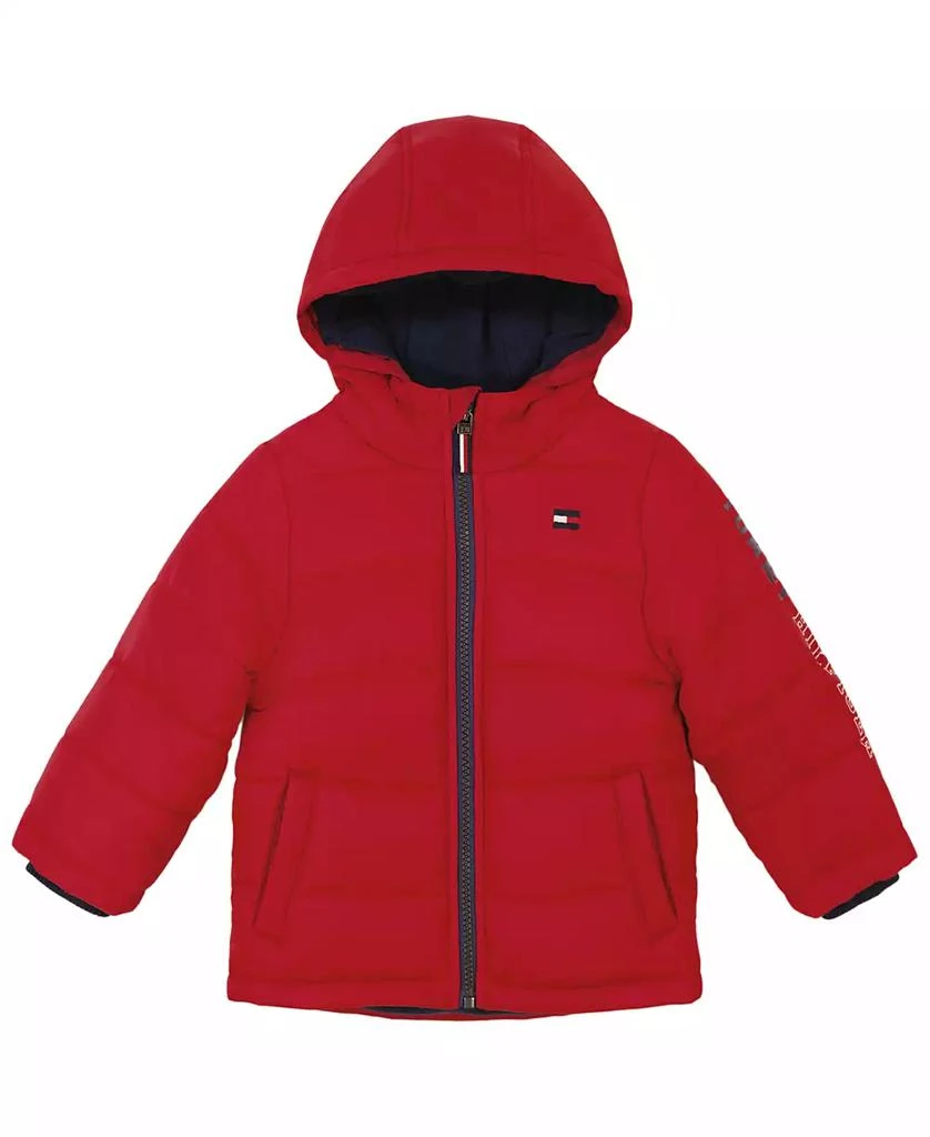 商品Tommy Hilfiger|Baby Boys Sleeve Logo Puffer Jacket,价格¥270,第1张图片