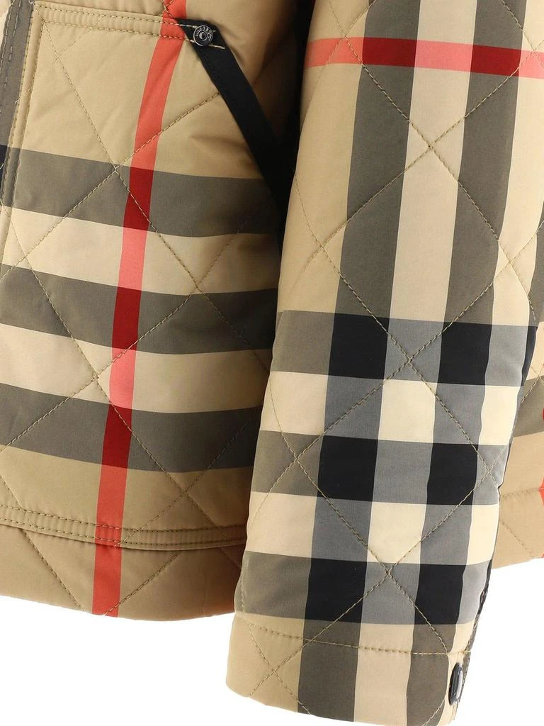 商品Burberry|Burberry Logo Applique Check Jacket,价格¥2821,第4张图片详细描述