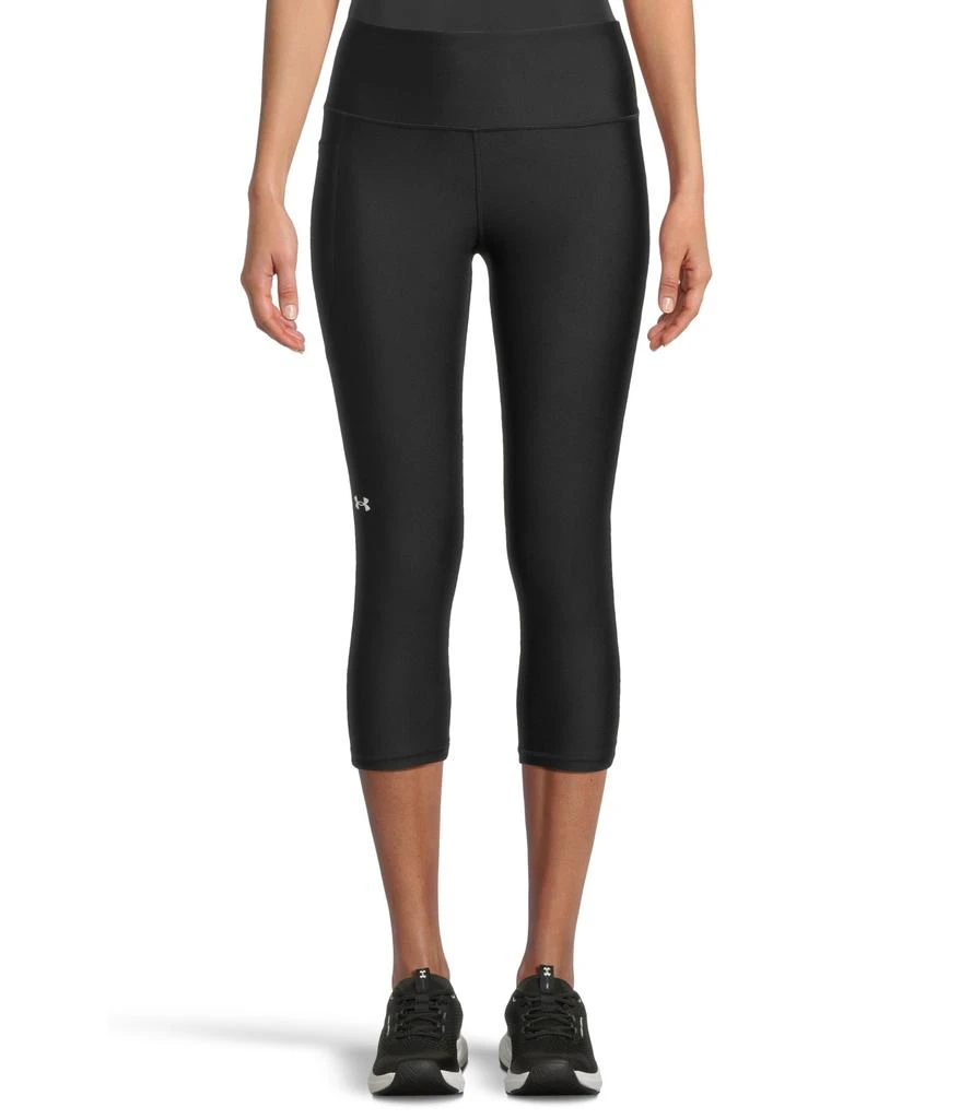 商品Under Armour|HeatGear® Armour® High-Waisted Pocketed Capris,价格¥272,第1张图片