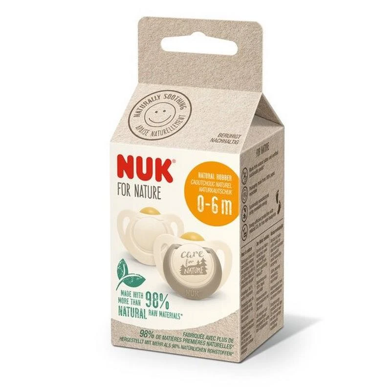 商品NUK|Nuk 天然乳胶安抚奶嘴  2支装 6-18m,价格¥90,第1张图片