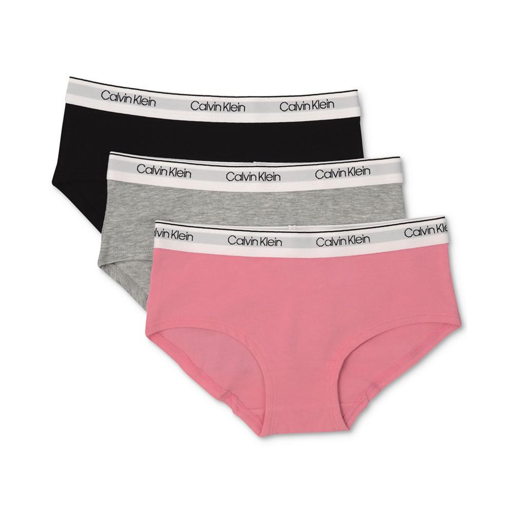 商品Calvin Klein|女童基础款内裤三件装, 小童&大童,价格¥133,第1张图片