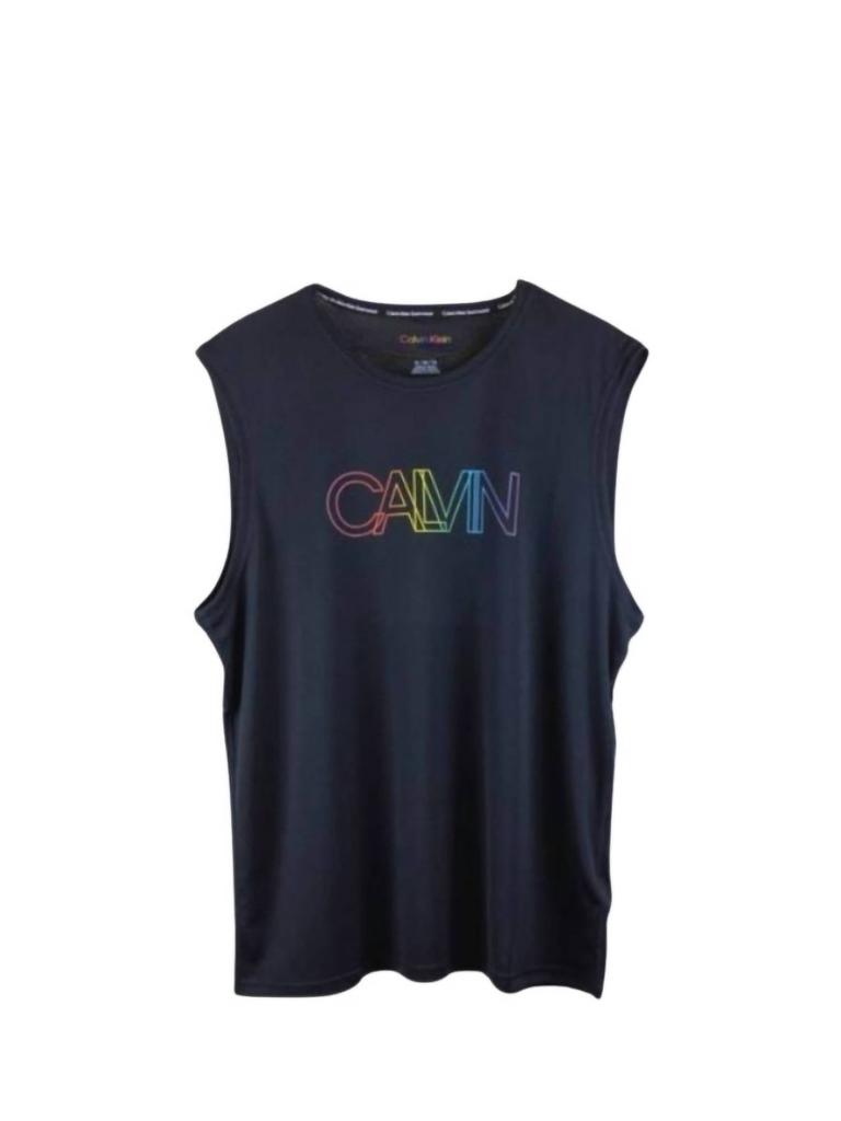 Camiseta estándar de la colección Rainbow para hombre en color negro. image 2