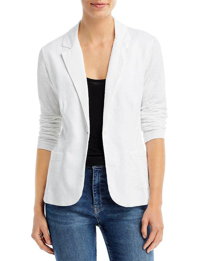商品MAJESTIC FILATURES|Fitted Linen Blazer,价格¥2247,第1张图片