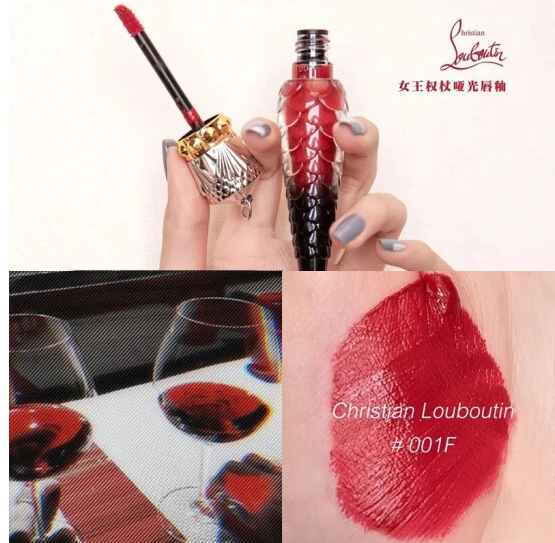 【包邮装】Christian Louboutin CL萝卜丁唇釉经典女王权杖 红盒 001F经典红 商品
