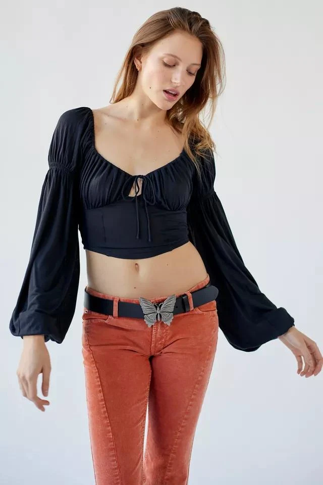 商品Urban Outfitters|UO Elowen Puff Sleeve Blouse,价格¥38,第1张图片