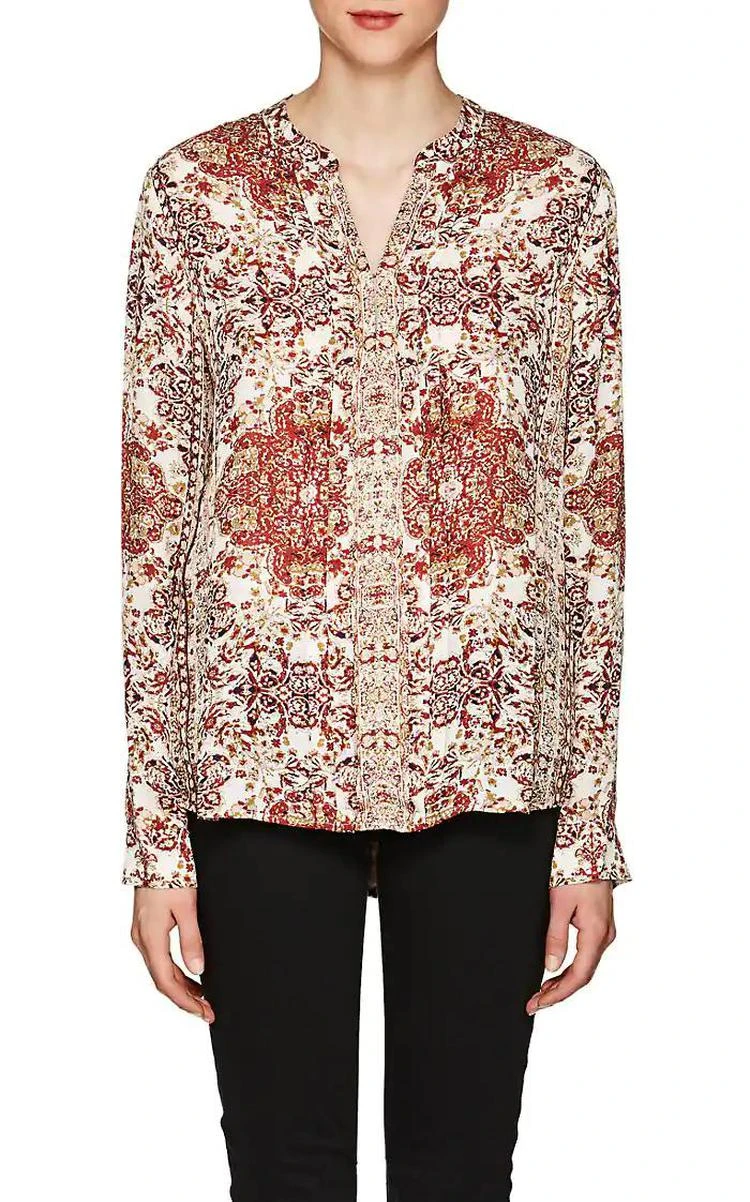 商品L'Agence|Lauren Silk Blouse,价格¥225,第3张图片详细描述