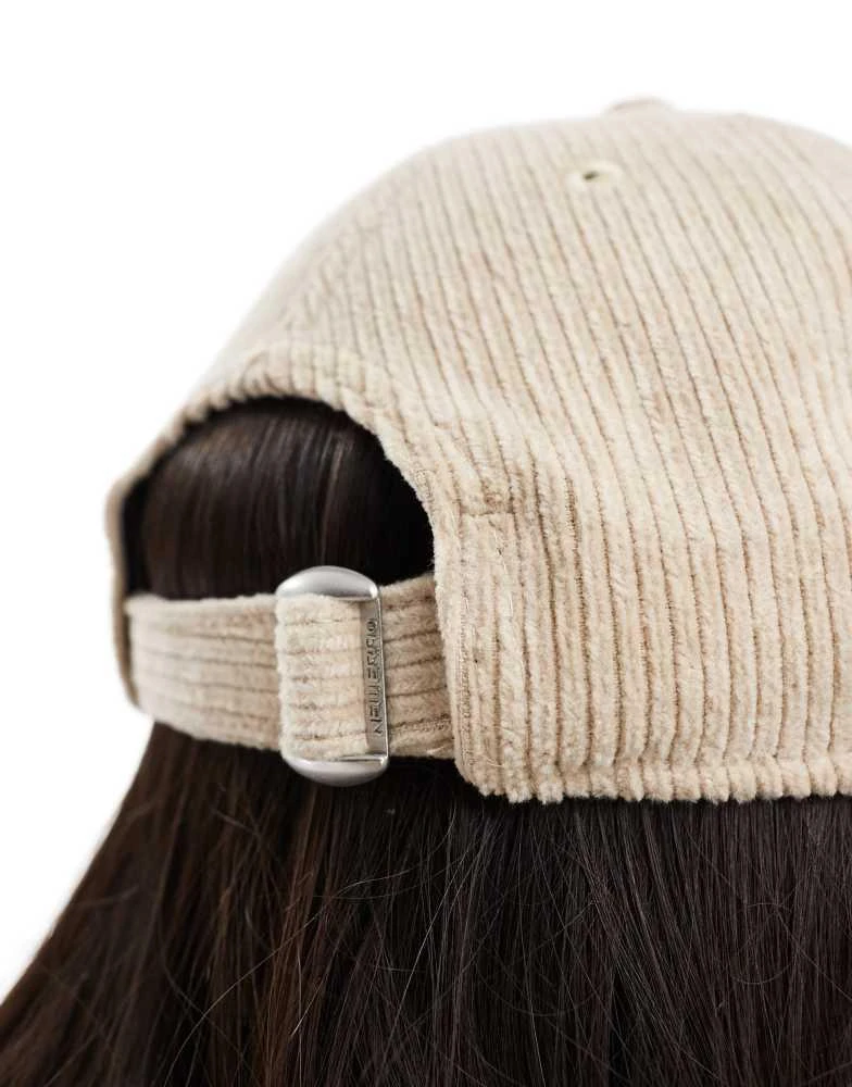 商品New Era|New Era NY Yankees 9twenty unstructured cord cap in cream,价格¥280,第3张图片详细描述