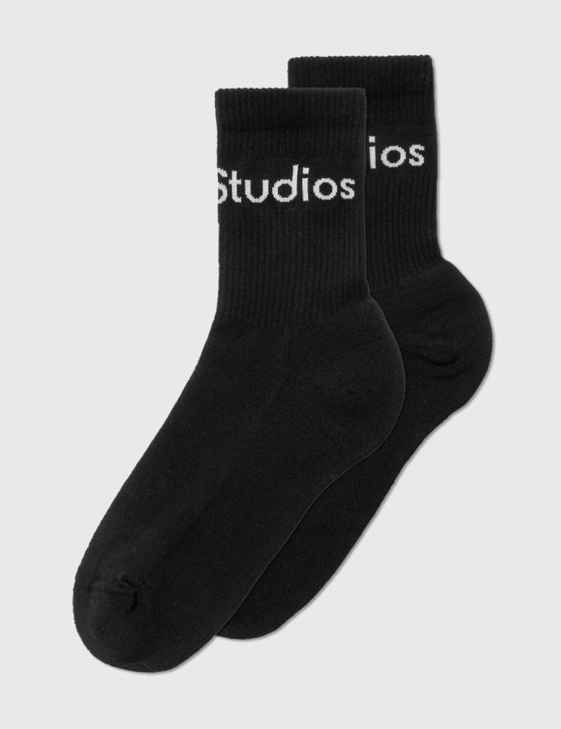 Ribbed Logo Socks商品第1张图片规格展示