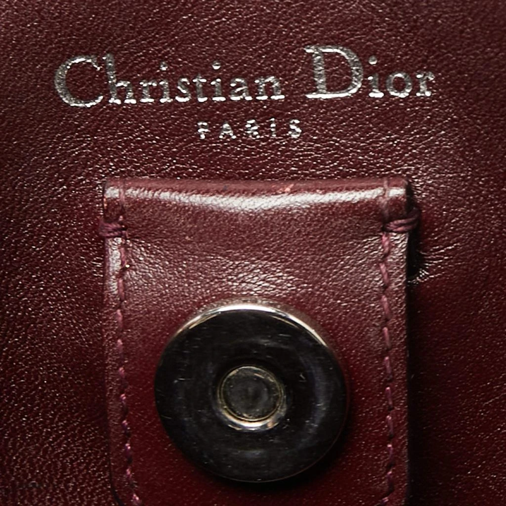 Dior Purple/Silver Leather and Python Medium Diorissimo Shopper Tote 商品