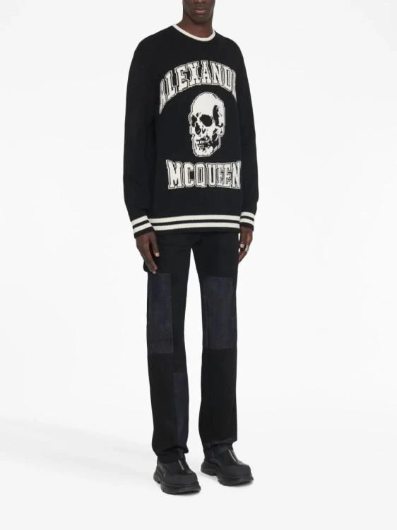 商品Alexander McQueen|Crew Neck Pullover,价格¥7076,第3张图片详细描述