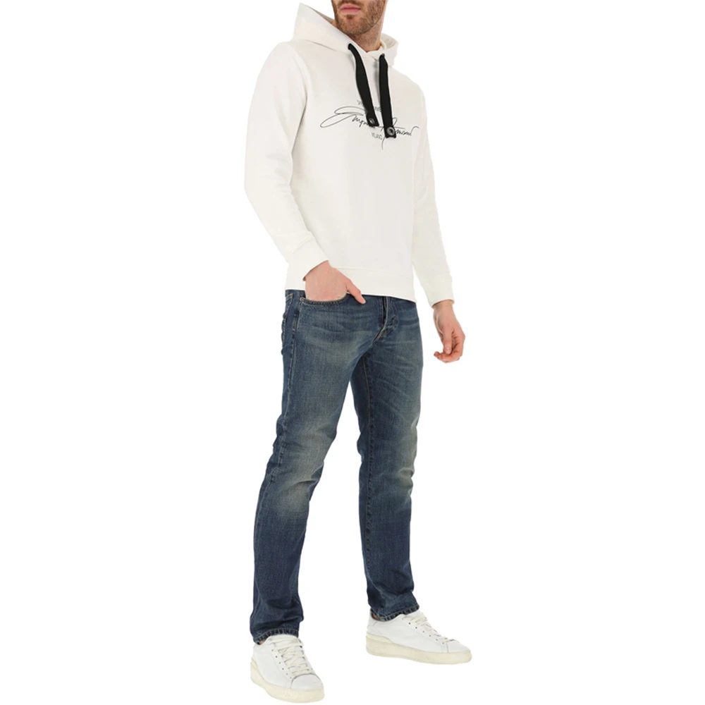 EMPORIO ARMANI 白色男士卫衣/帽衫 3G1ML1-1JHUZ-F108 商品
