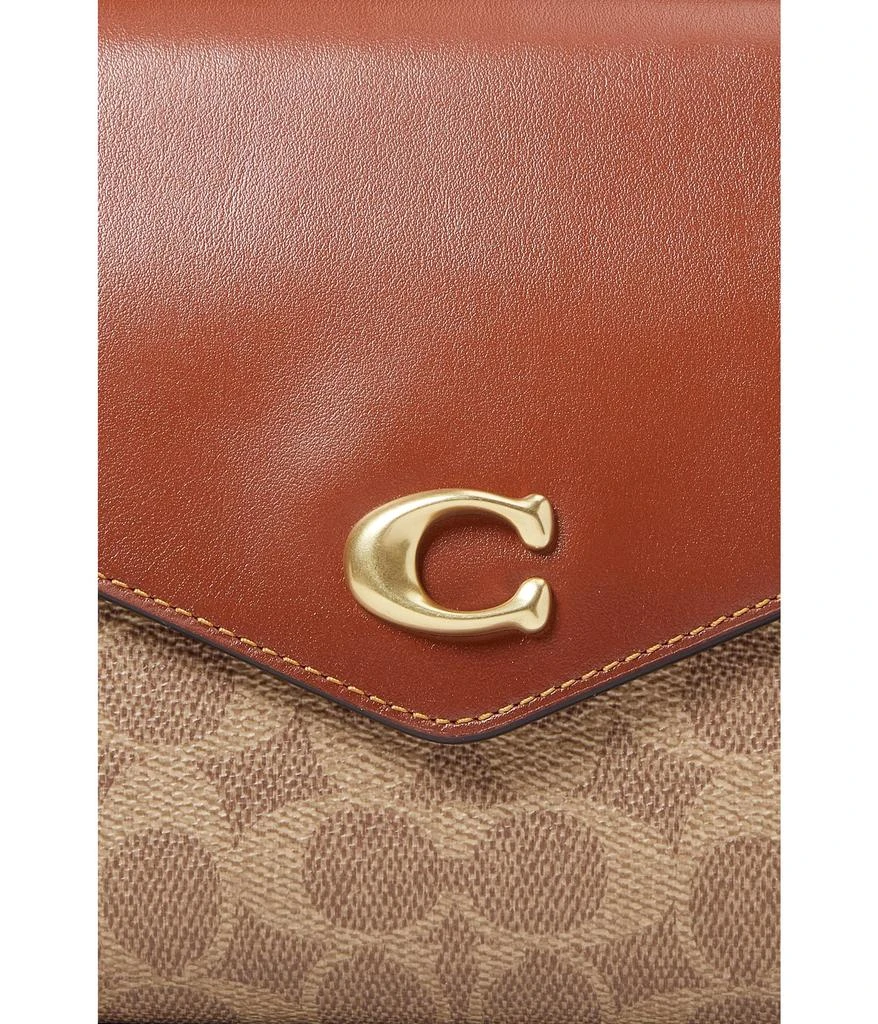 商品Coach|Color-Block Coated Canvas Signature Wyn Wristlet,价格¥1682,第4张图片详细描述