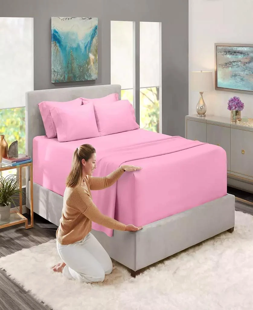 商品Nestl|Extra Deep Pocket 4-Pc. Sheet Set, Twin,价格¥155,第3张图片详细描述