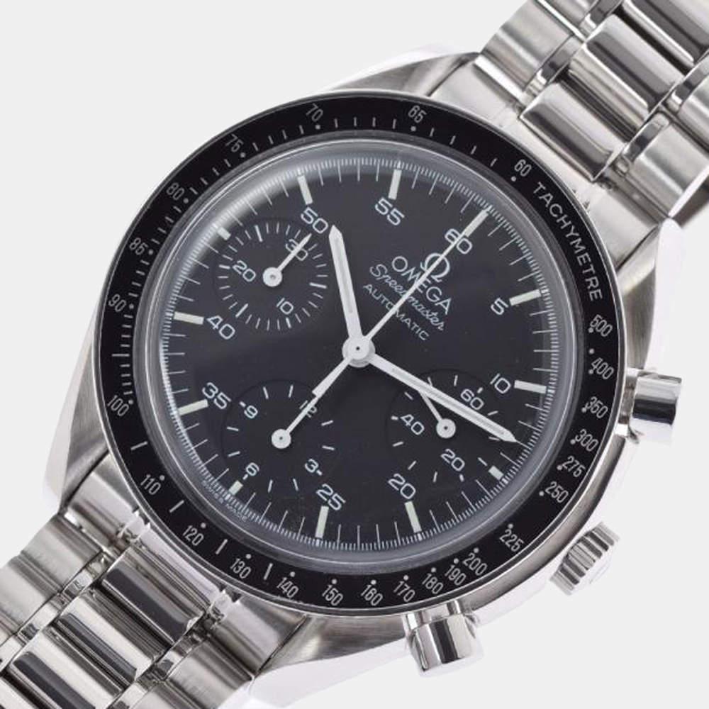 Omega Black Stainless Steel Speedmaster 3510.50 Automatic Men's Wristwatch 39 mm商品第2张图片规格展示