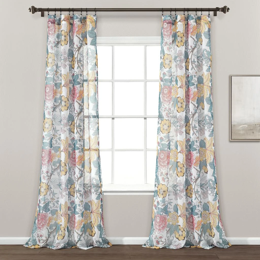 商品Lush Decor|Sydney Sheer Window Curtain Panel Set,价格¥456,第1张图片