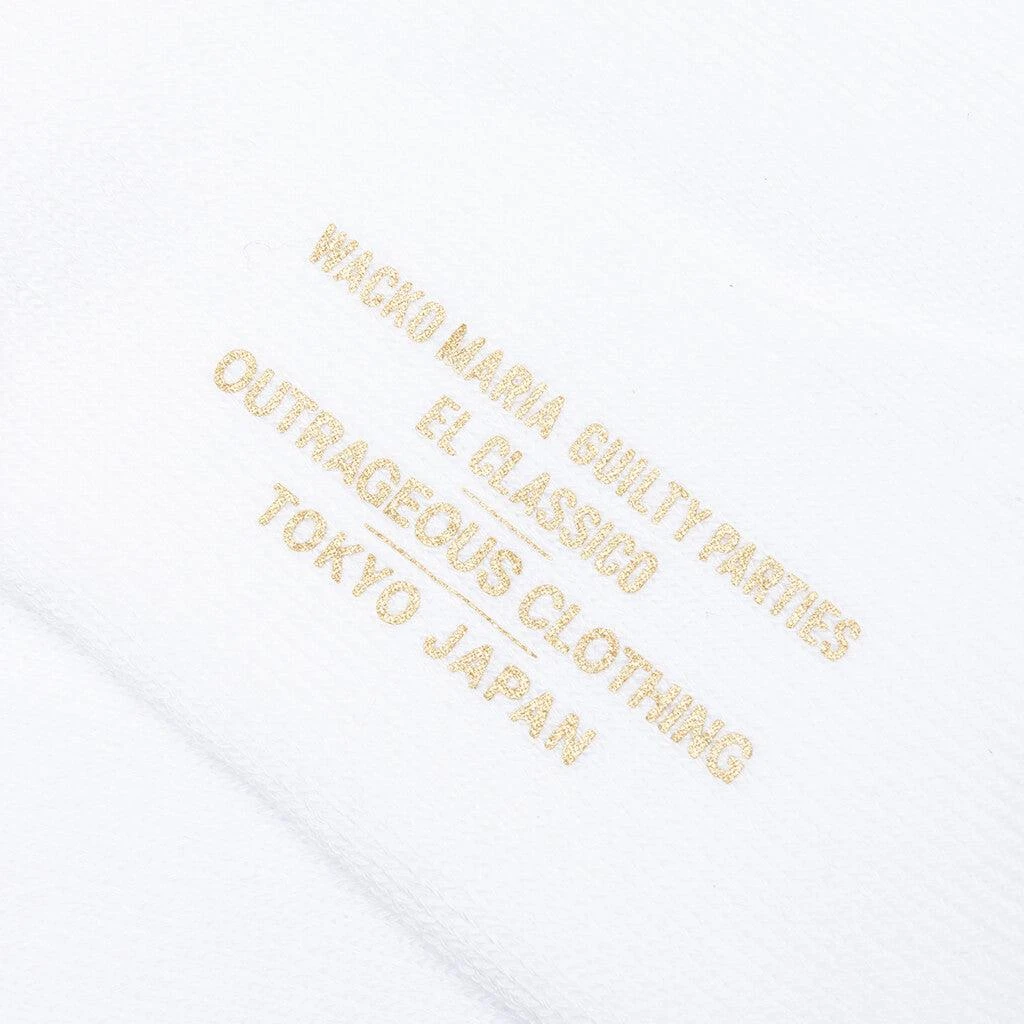 商品Wacko Maria|Wacko Maria Skater Socks Type-1 - White/Sax,价格¥229,第2张图片详细描述
