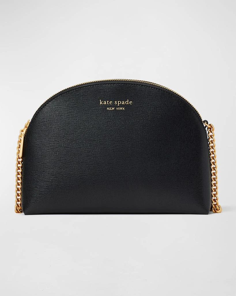 商品Kate Spade|double zip leather crossbody bag,价格¥1748,第1张图片