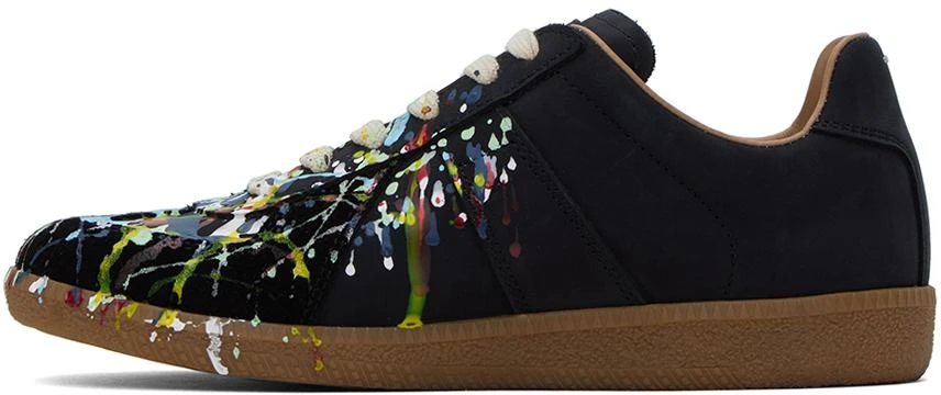 商品MAISON MARGIELA|Black Paint Replica Sneakers,价格¥5074,第3张图片详细描述