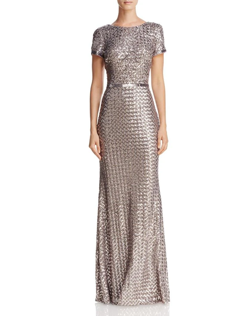 商品AQUA|Belted Sequin Gown - 100% Exclusive,价格¥2084,第1张图片