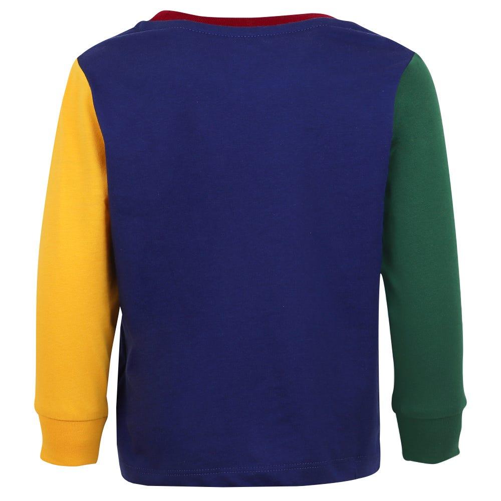 Multicoloured Polo Bear Motif Long Sleeve T Shirt & Joggers Set商品第4张图片规格展示