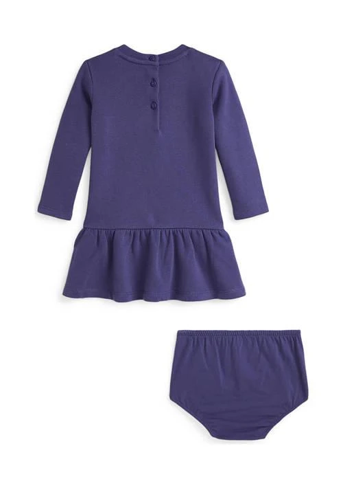 商品Ralph Lauren|Lauren Childrenswear Baby Girls Polo Bear Fleece Dress Bloomer,价格¥391,第2张图片详细描述