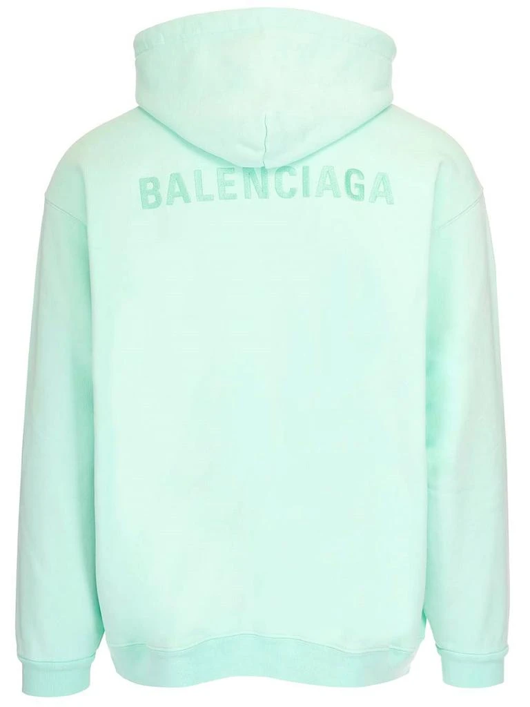 商品Balenciaga|Balenciaga Logo Embroidered Drawstring Hoodie,价格¥6799,第2张图片详细描述
