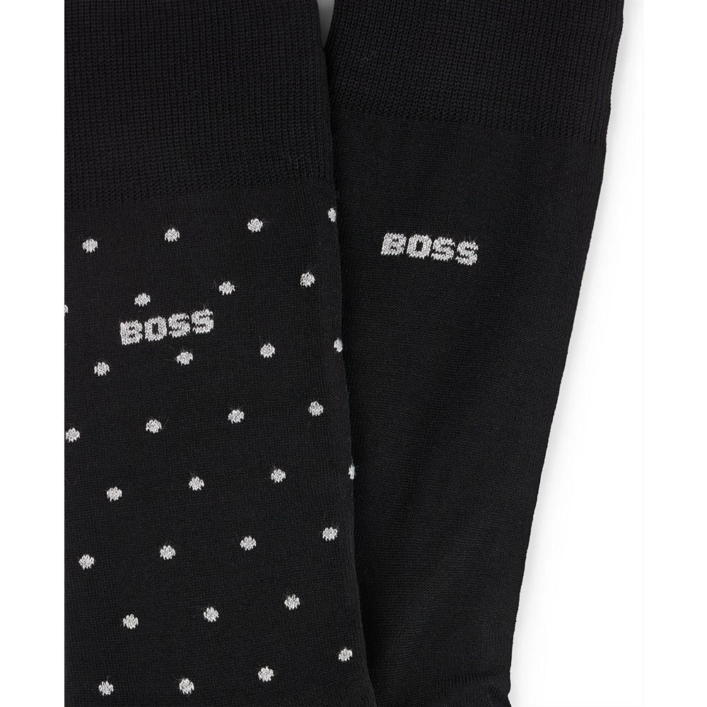 商品Hugo Boss|Men's Regular-Length Socks, Pack of 2,价格¥138,第2张图片详细描述