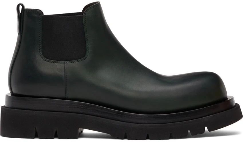 商品Bottega Veneta|Green Low 'The Lug' Chelsea Boots,价格¥10029,第1张图片