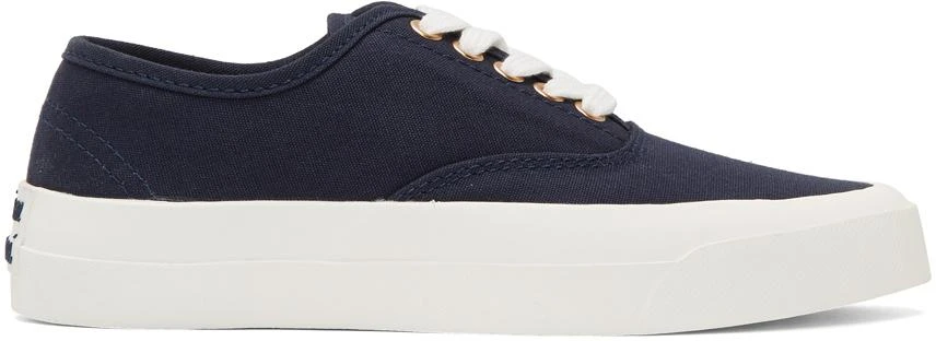 商品Maison Kitsune|Navy Canvas Sneakers,价格¥778,第1张图片